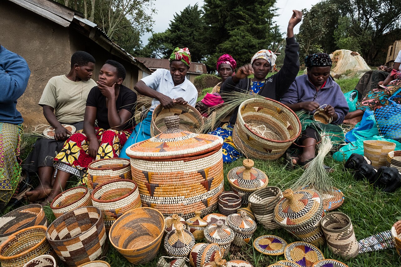 Traditional artisans sharing local cultural knowledge